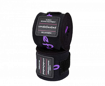 C240 Бинты боксерские Clinch Boxing Hand Wrap Undefeated черные