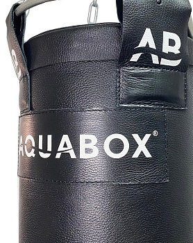 Мешок боксерский водоналивной AQUABOX кожа, черн, 30*180-60