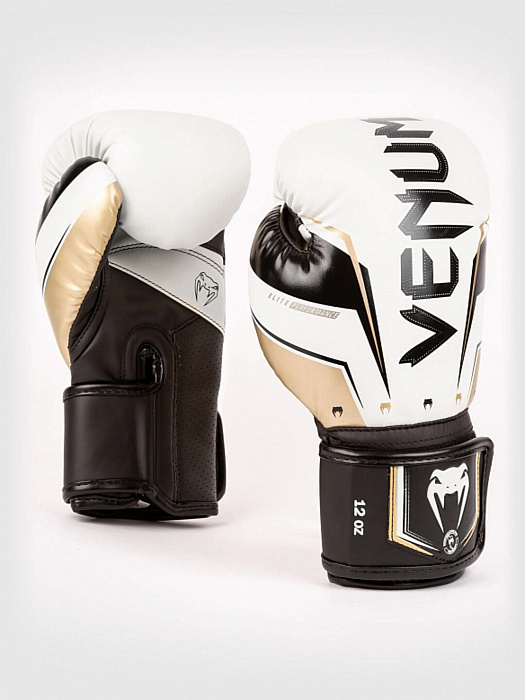 Перчатки Elite Evo бел/золот. Venum 
