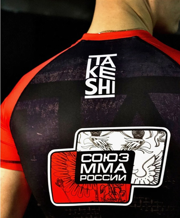 Рашгард с коротким рукавом TFG Союз ММА Red