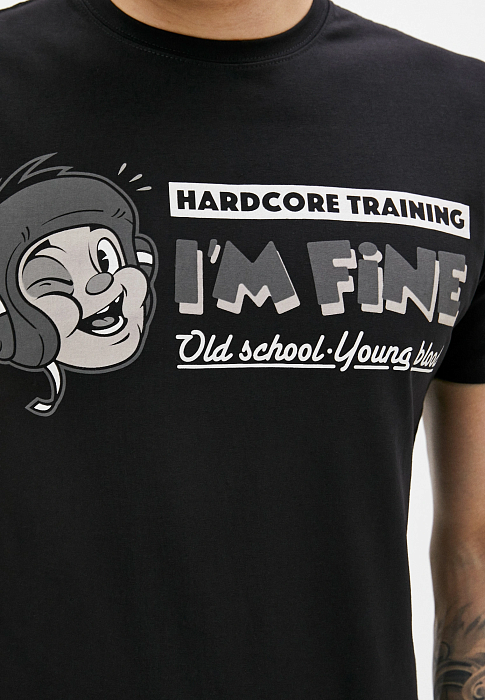 Футболка Hardcore Training I'm Fine