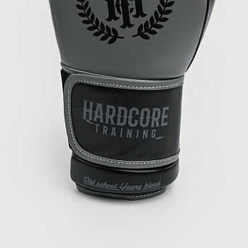 Боксерские перчатки Hardcore Training Revolution Gray/Black PU 