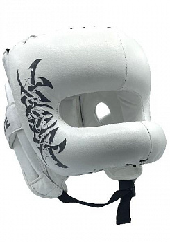 31-34 Kiboshu Шлем с бампером ELITE 2/Белый/Кожа
