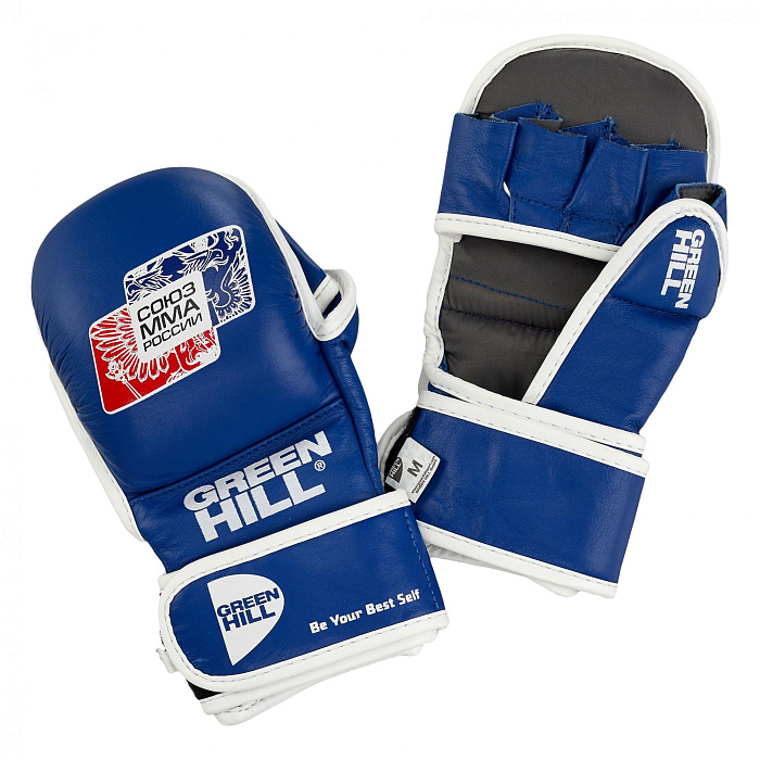 MMU-0117 Перчатки СОЮЗ MMA РОССИИ синие