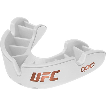 Боксерская капа Opro Bronze Level UFC White