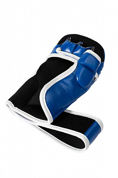 Перчатки ММА тренировочные синии