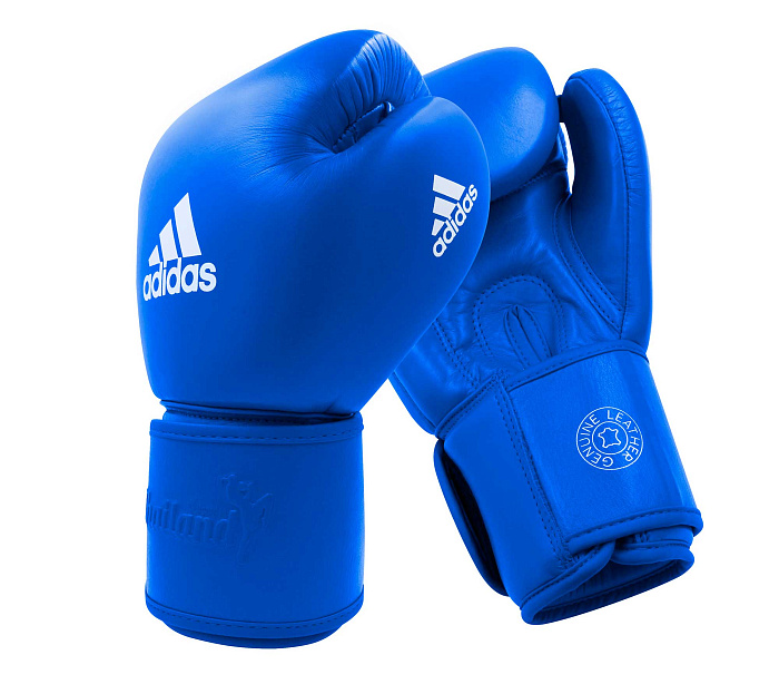 adiTP200 Перчатки боксерские Muay Thai Gloves 200 сине-белые 