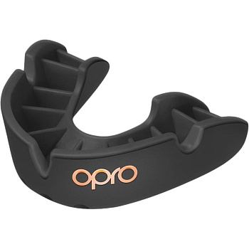Детская боксерская капа Opro Bronze Level Black