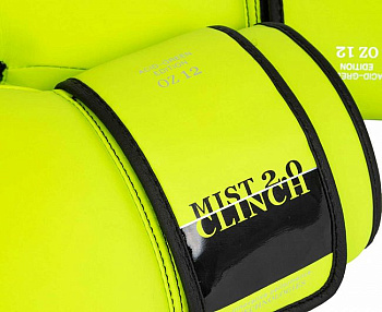 C183 Перчатки боксерские Clinch Mist 2.0 ярко-зеленые